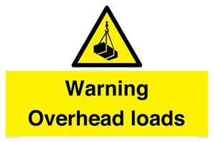 Warning Overhead loads